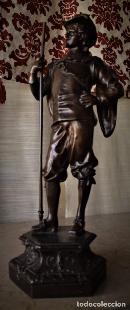 Arte: Mosquetero en bronce, s. XIX - Foto 21