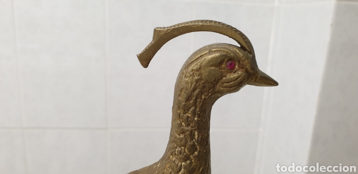 Arte: Faisan de bronce con ojos de color ruby - Foto 3