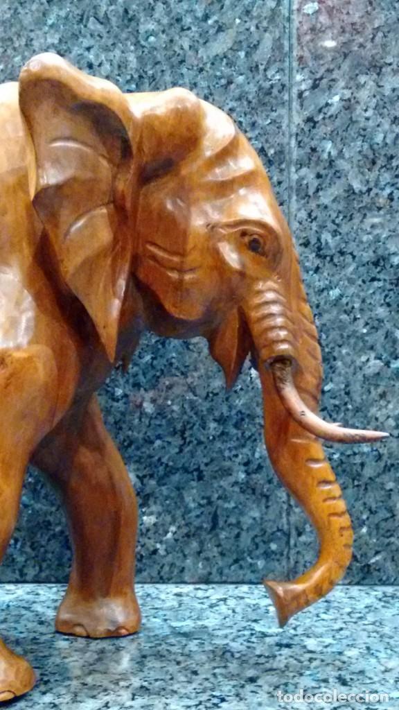 Arte: ELEFANTE MADERA - Foto 1