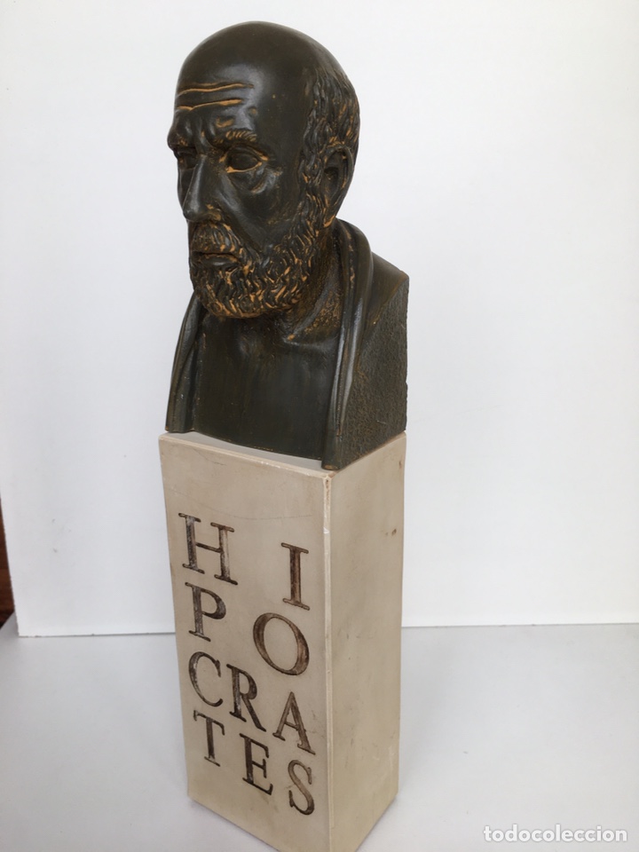 Arte: BUSTO DE HIP&Oacute;CRATES. Lab. Salvat - Foto 1
