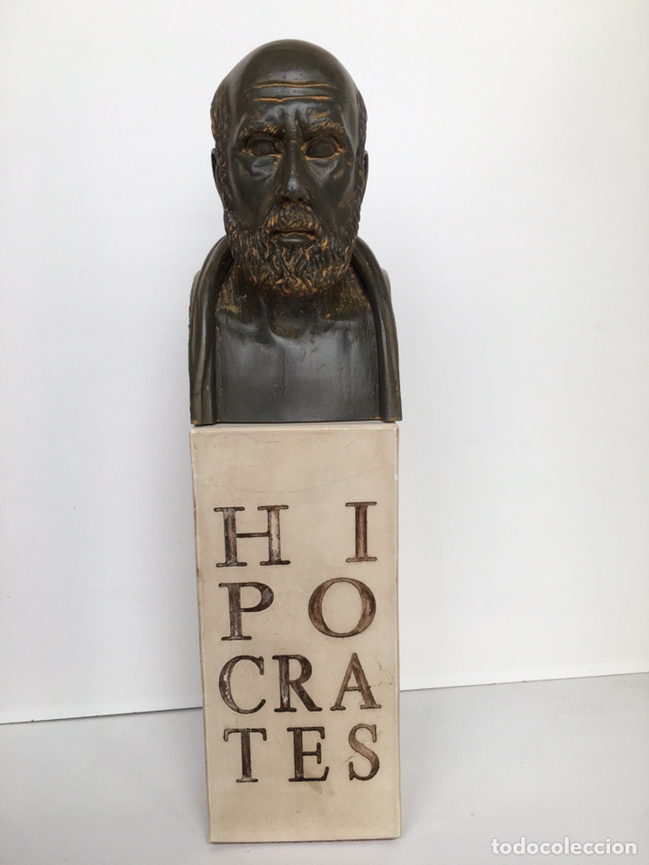 Arte: BUSTO DE HIP&Oacute;CRATES. Lab. Salvat - Foto 2