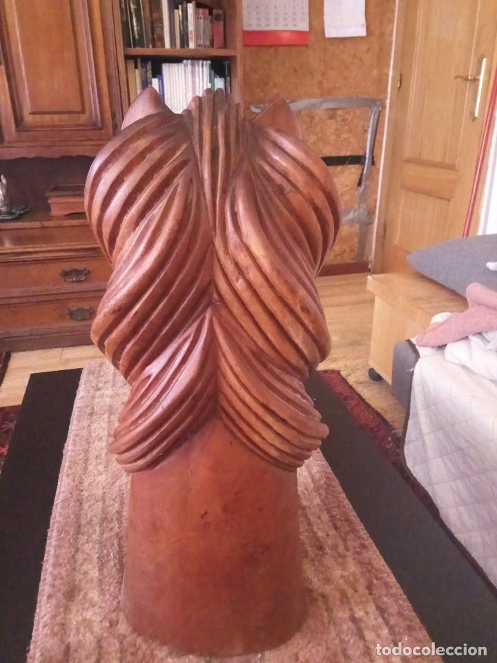 Arte: Cabeza de madera - Brasil - Foto 4