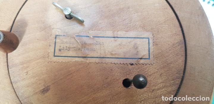 Arte: CENTRO DE MESA MUSICAL EN MADERA REDONDO - Foto 4