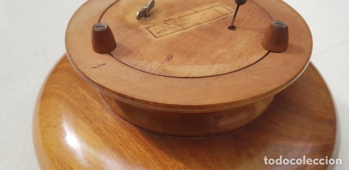Arte: CENTRO DE MESA MUSICAL EN MADERA REDONDO - Foto 7