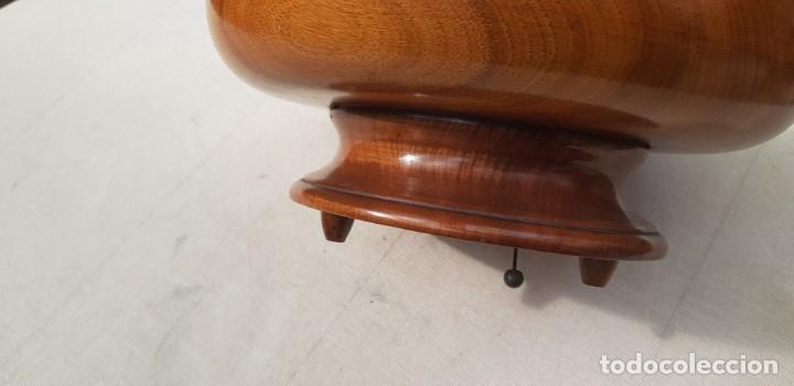 Arte: CENTRO DE MESA MUSICAL EN MADERA REDONDO - Foto 9