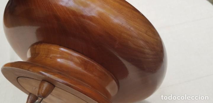 Arte: CENTRO DE MESA MUSICAL EN MADERA REDONDO - Foto 10