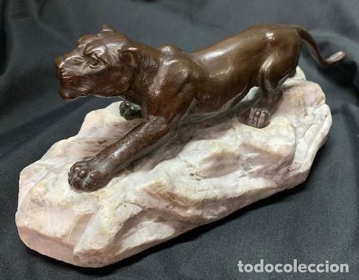 Arte: Bronce, leona. - Foto 2