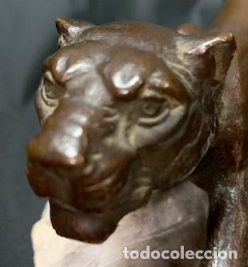 Arte: Bronce, leona. - Foto 3
