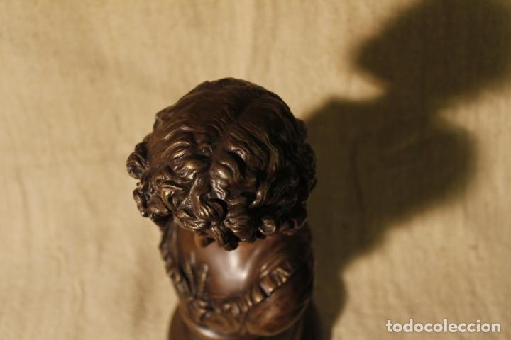 Arte: busto ni&ntilde;o de bronce - Foto 2