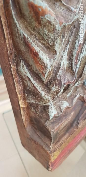 Arte: MAGNIFICA TALLA EN TABLON DE MADERA - Foto 14
