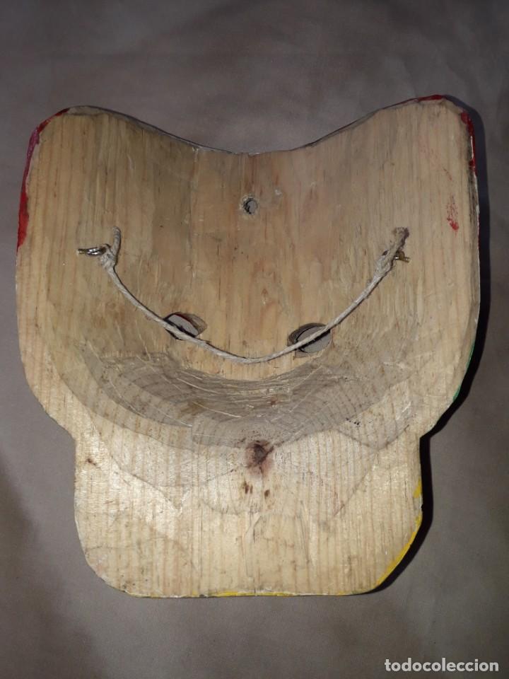 Arte: Careta de de perro en madera - Foto 3