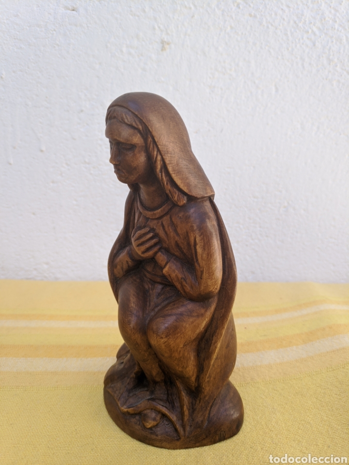 Arte: Virgen madera tallada a mano - Foto 3