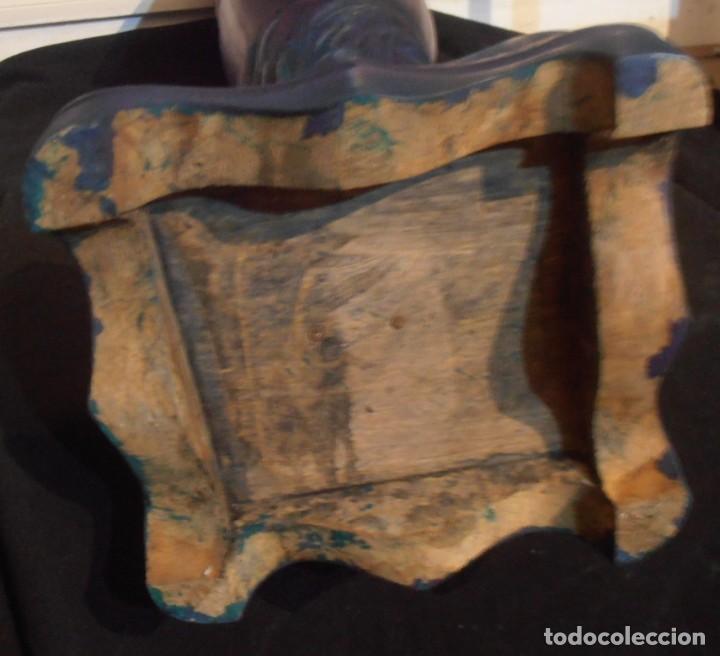 Arte: JARRON DE MADERA, TALLADO - Foto 11