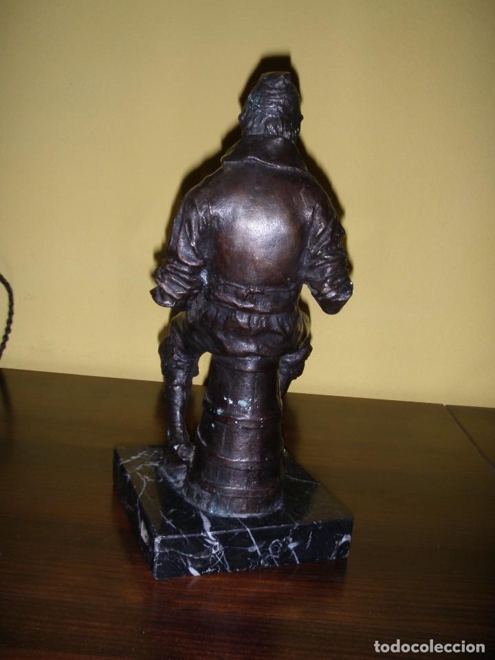 Arte: FIGURA BRONCE BASE DE M&Aacute;RMOL - Foto 9