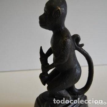 Arte: Figura Mono de Bali en Bronce - Foto 2