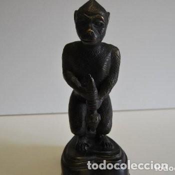 Arte: Figura Mono de Bali en Bronce - Foto 3