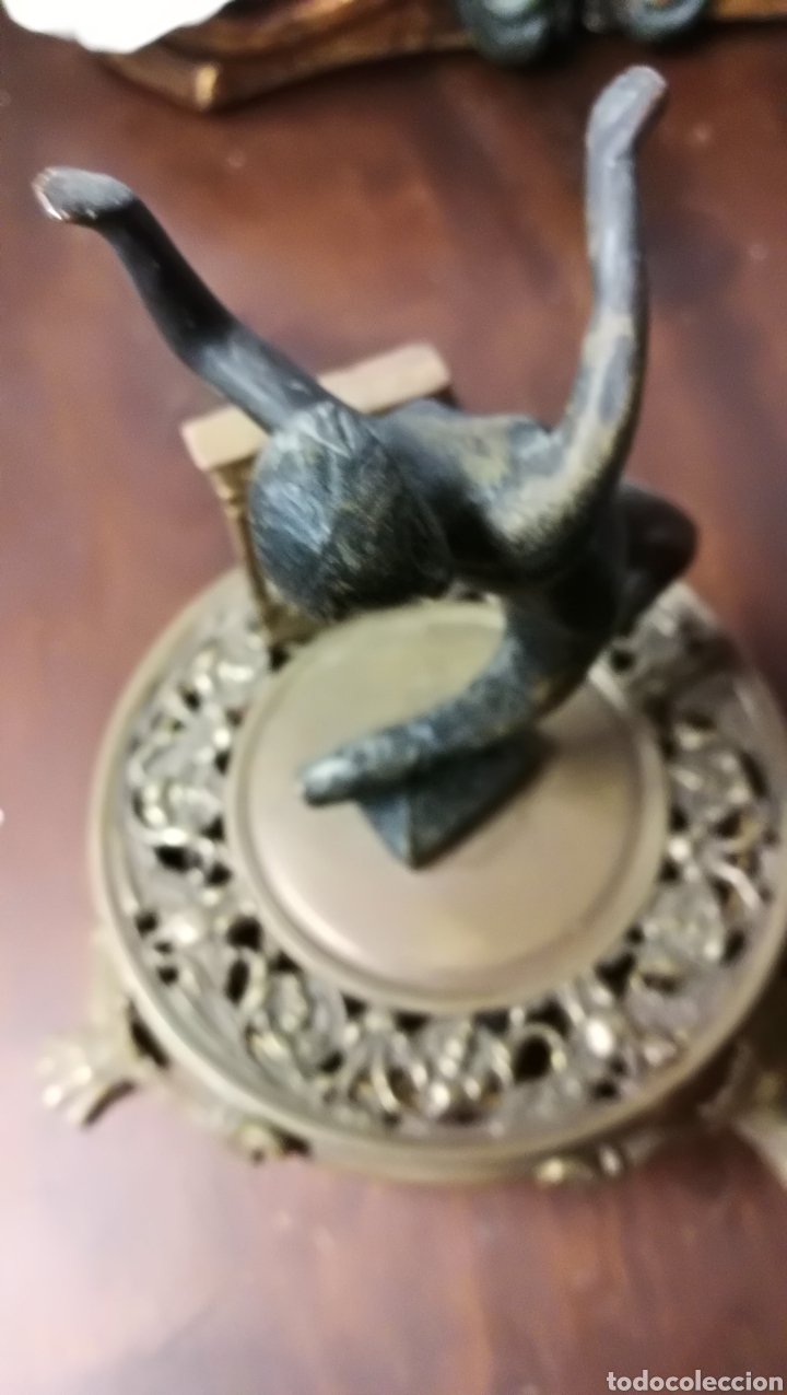Arte: ANTIGUA FIGURA BRONCE - Foto 4