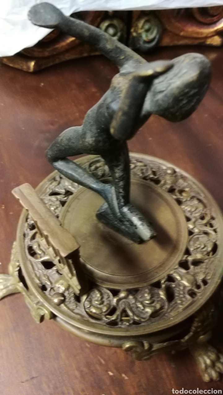 Arte: ANTIGUA FIGURA BRONCE - Foto 5