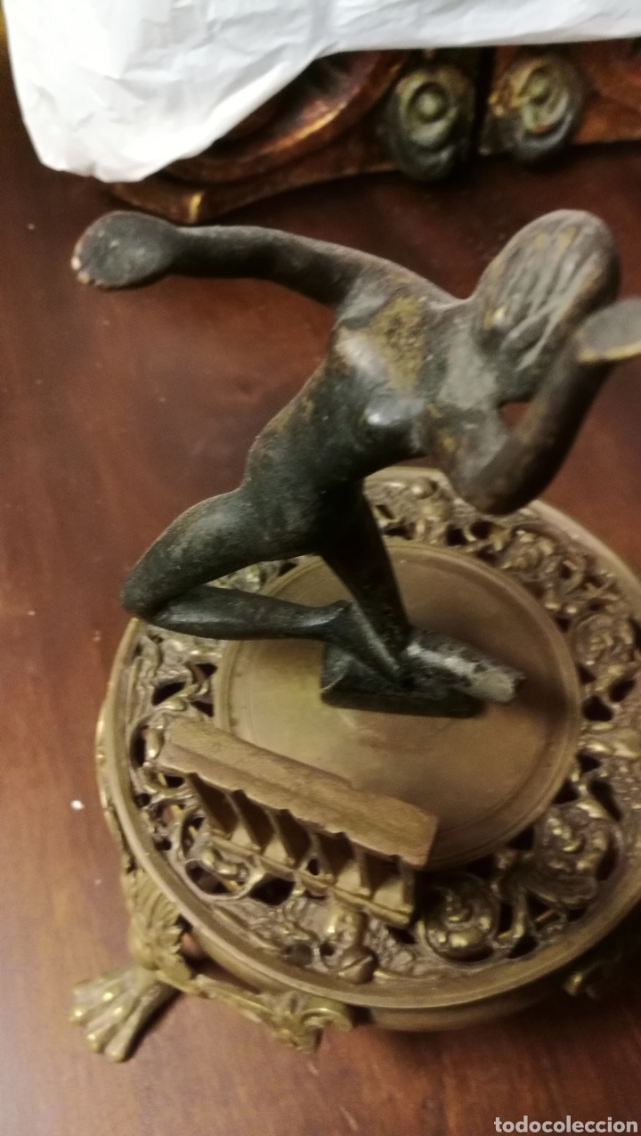 Arte: ANTIGUA FIGURA BRONCE - Foto 7