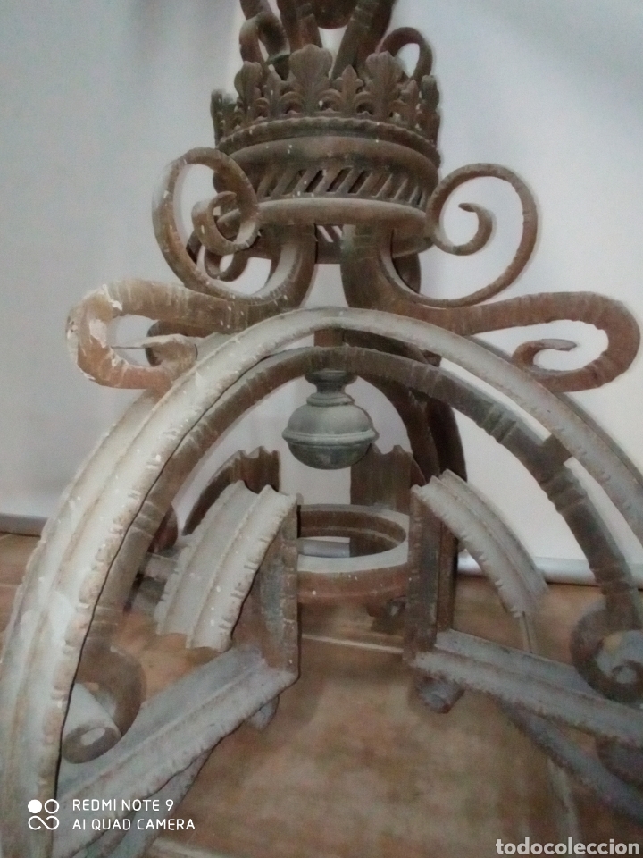 Arte: Espectacular escultura de forja artesanal de la primera década del siglo XX. historia en descripción - Foto 7 - 214857851