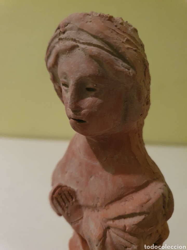 Arte: VIRGEN REALIZADA EN TERRACOTA - Foto 4