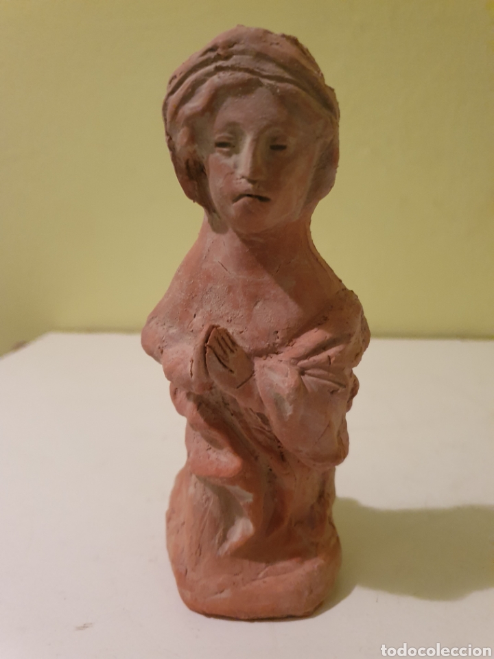Arte: VIRGEN REALIZADA EN TERRACOTA - Foto 1