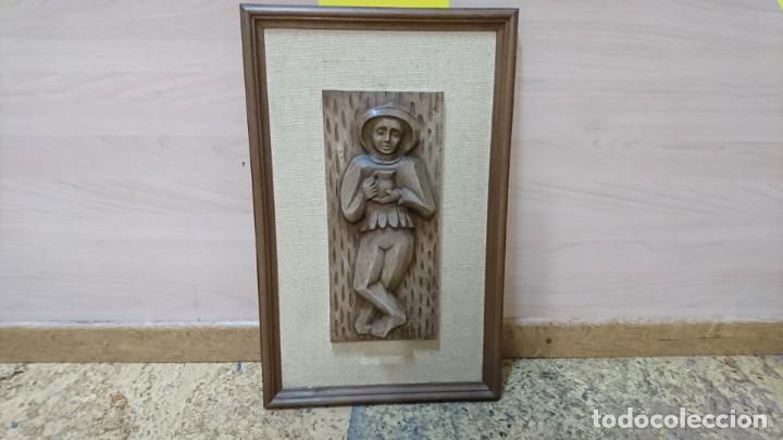 Arte: TALLA DE AUTOR, MADERA ENMARCADA - Foto 1