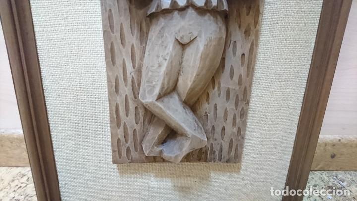 Arte: TALLA DE AUTOR, MADERA ENMARCADA - Foto 3