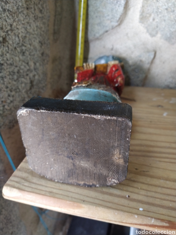 Arte: Figura de madera policromada - Foto 5