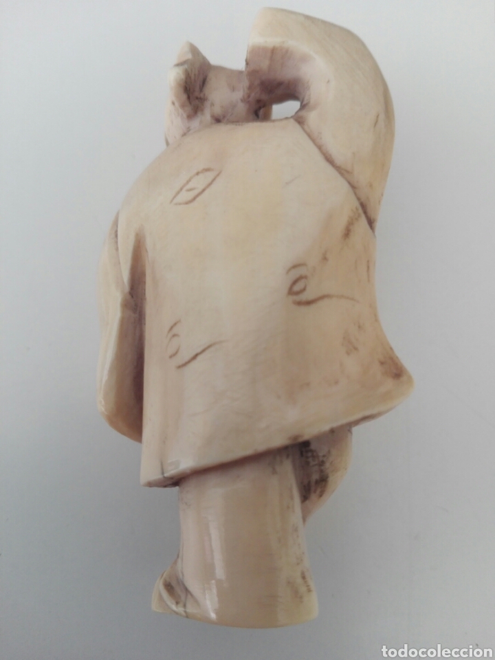 Arte: Antiguo Netsuke marfil (5 cm) - Foto 2