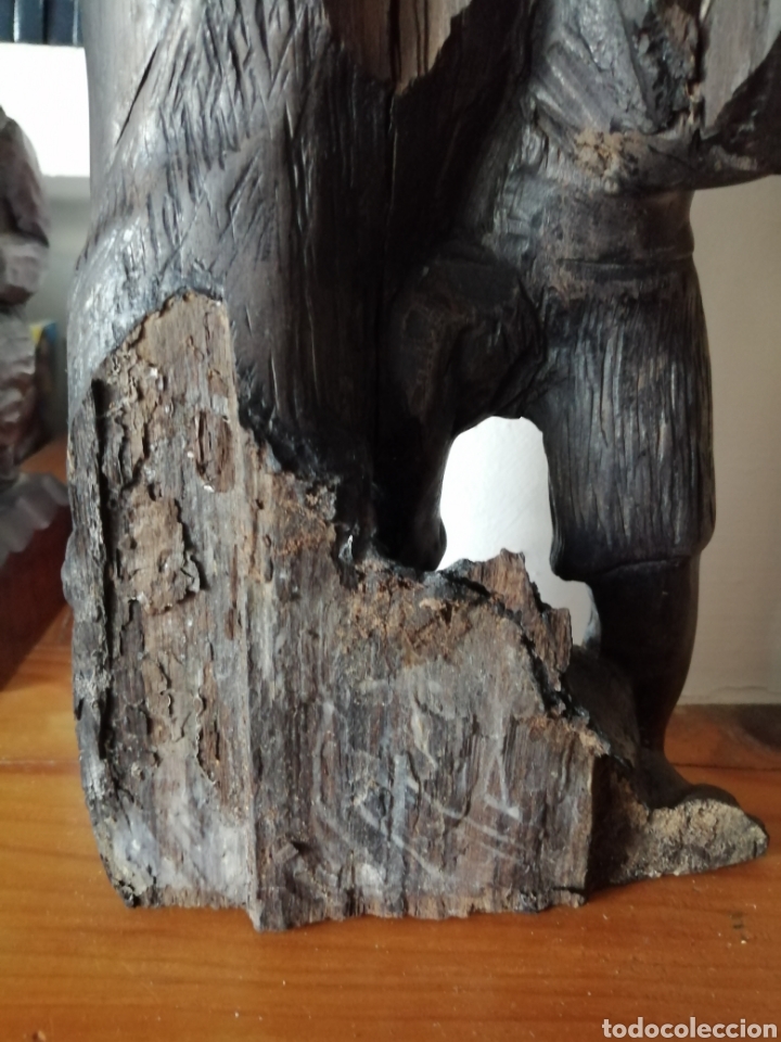 Arte: Talla en madera de &eacute;bano. - Foto 7