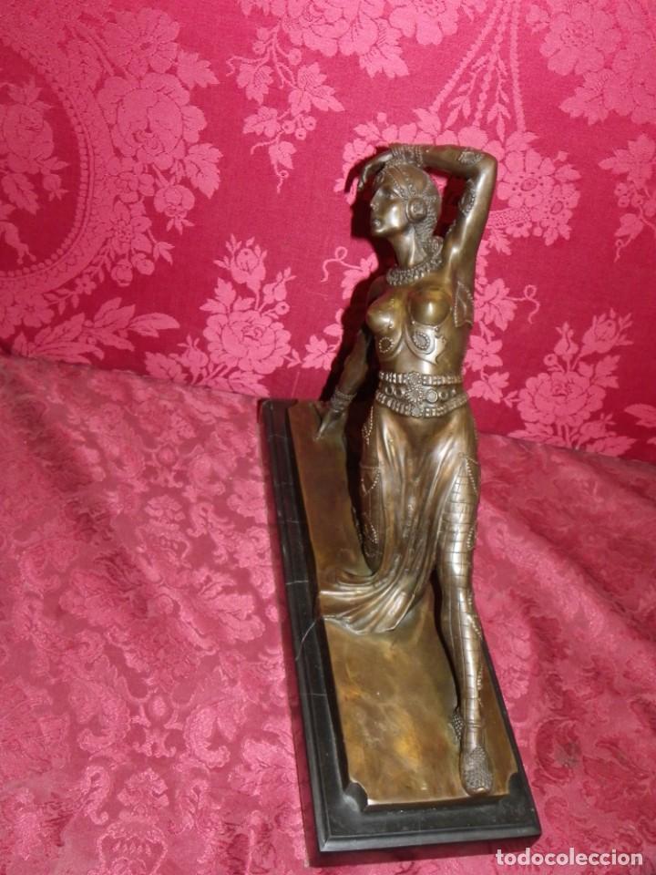 Arte: Bailarina Art Dec&oacute; bronce - Foto 5