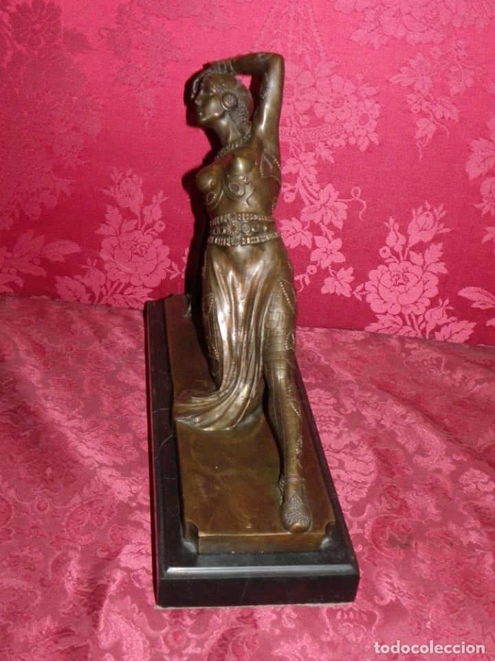Arte: Bailarina Art Dec&oacute; bronce - Foto 6