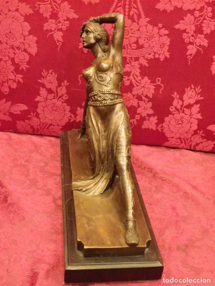 Arte: Bailarina Art Dec&oacute; bronce - Foto 7