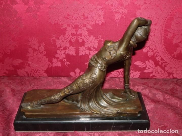 Arte: Bailarina Art Dec&oacute; bronce - Foto 9