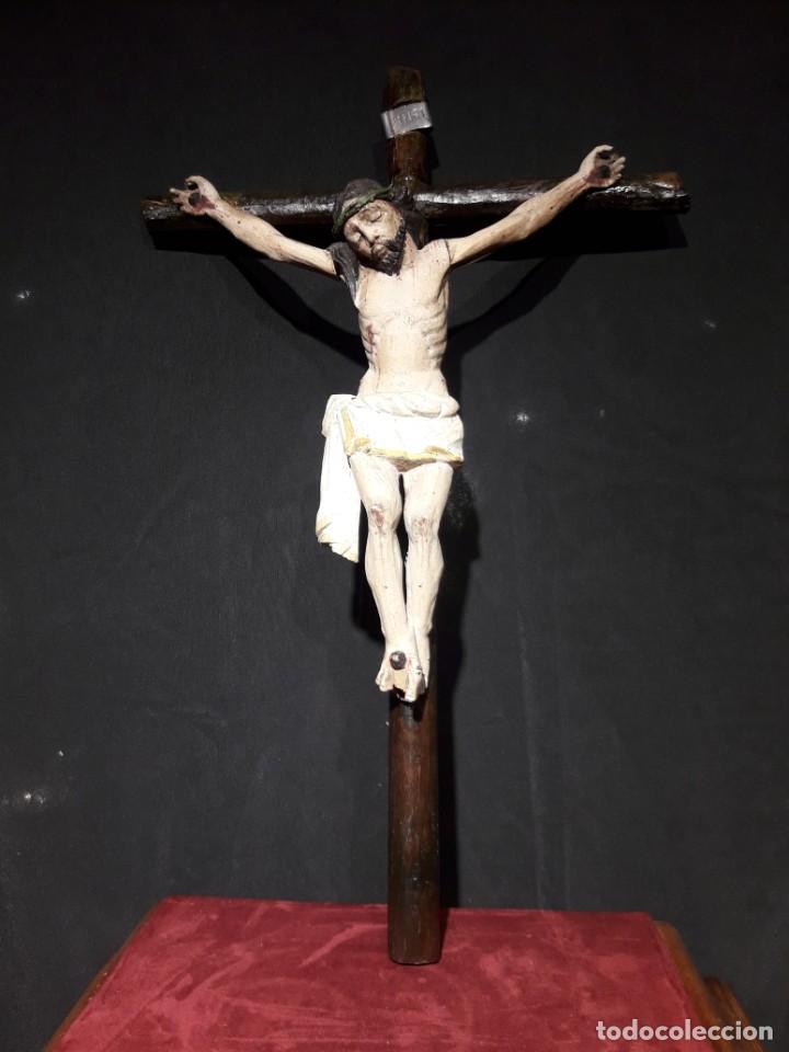 Arte: Crucifijo talla madera - Foto 1