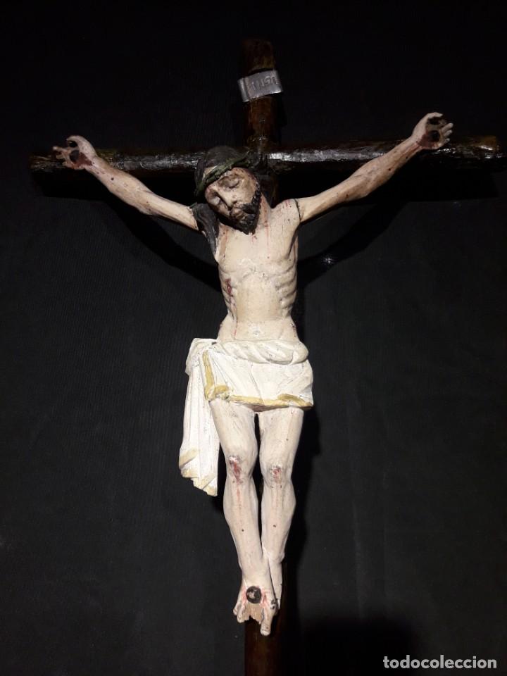 Arte: Crucifijo talla madera - Foto 2