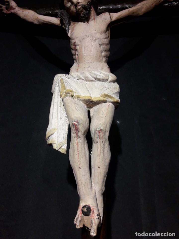 Arte: Crucifijo talla madera - Foto 3
