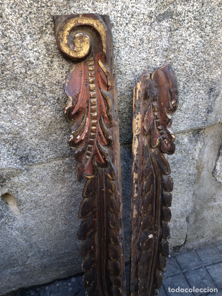 Arte: Pareja de Trozos de Retablo - Foto 2
