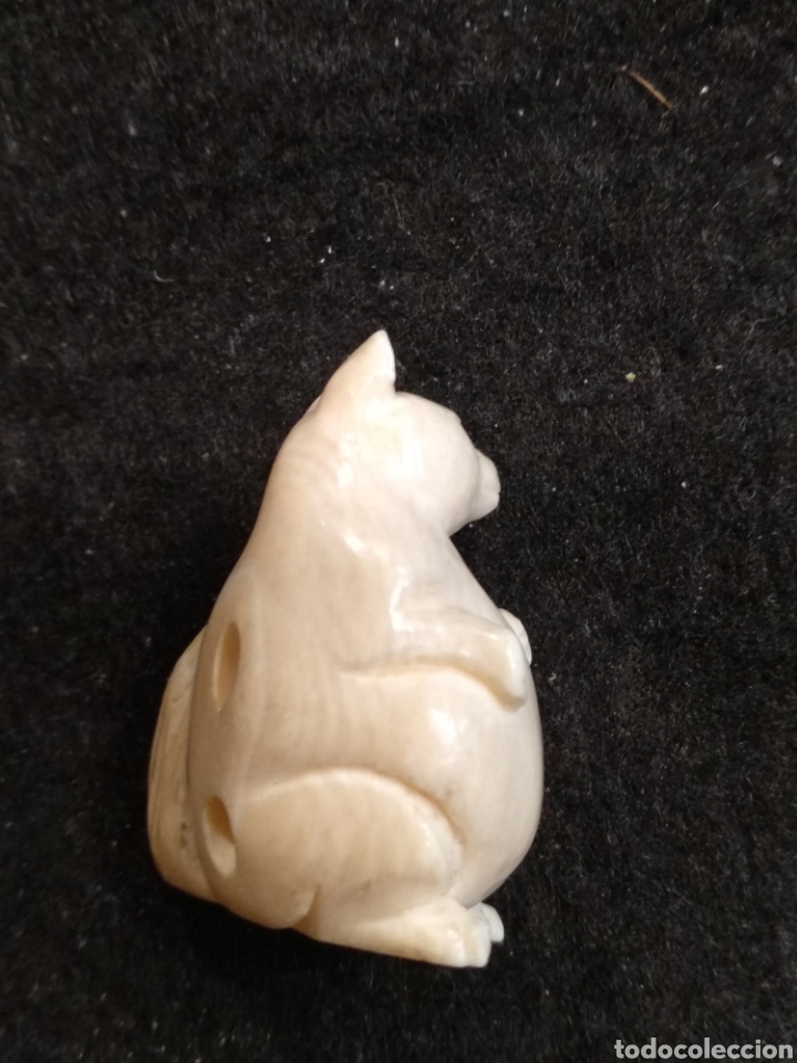 Arte: Figura Netsuke de marfil 3,2cm - Foto 3