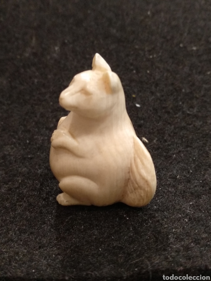 Arte: Figura Netsuke de marfil 3,2cm - Foto 4