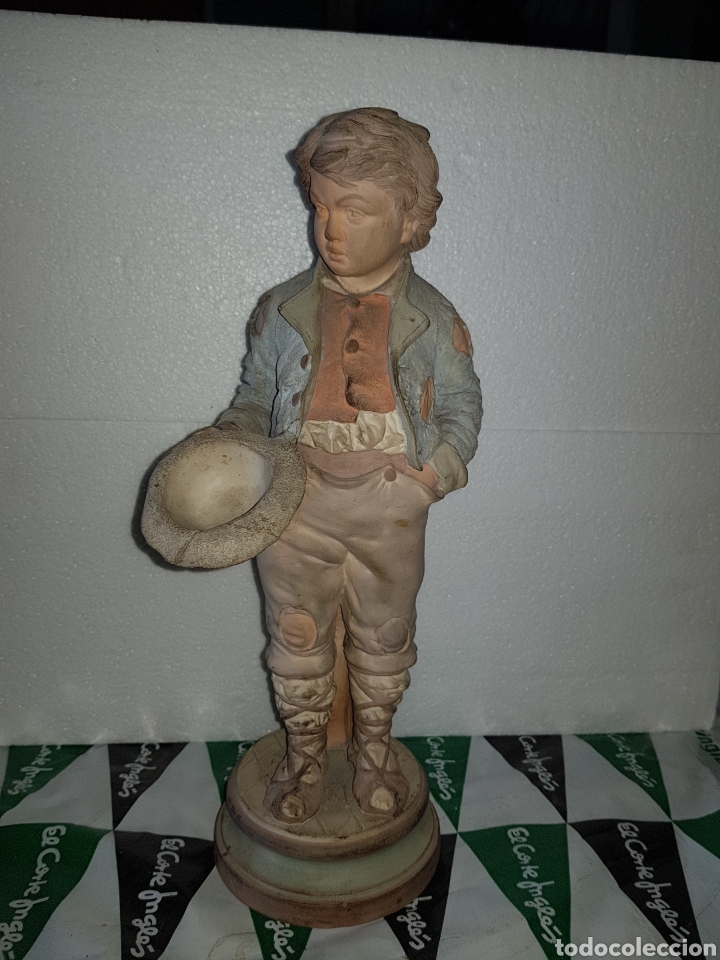 Arte: Chico campesino con sombrero - Foto 1