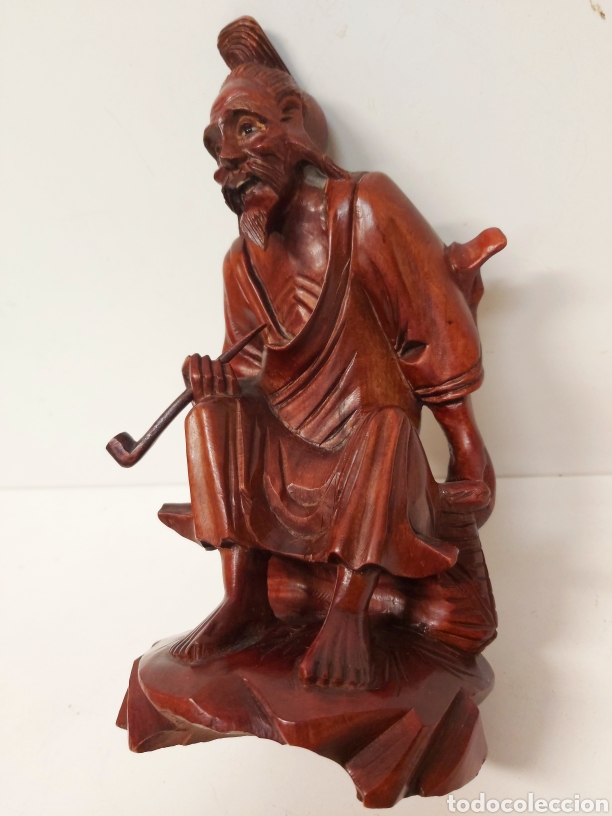 Arte: Figura madera china - Foto 2