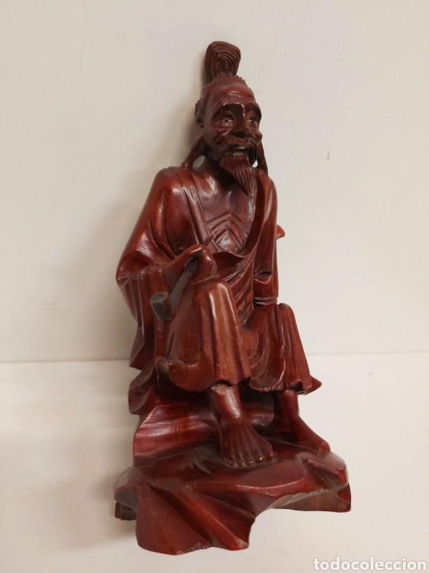 Arte: Figura madera china - Foto 3