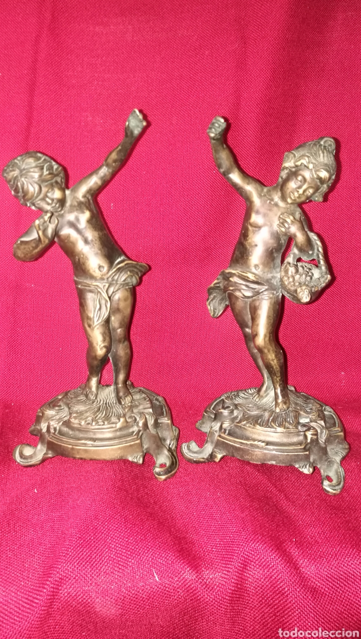 Arte: ANTIGUAS FIGURAS DE BRONCES - Foto 1