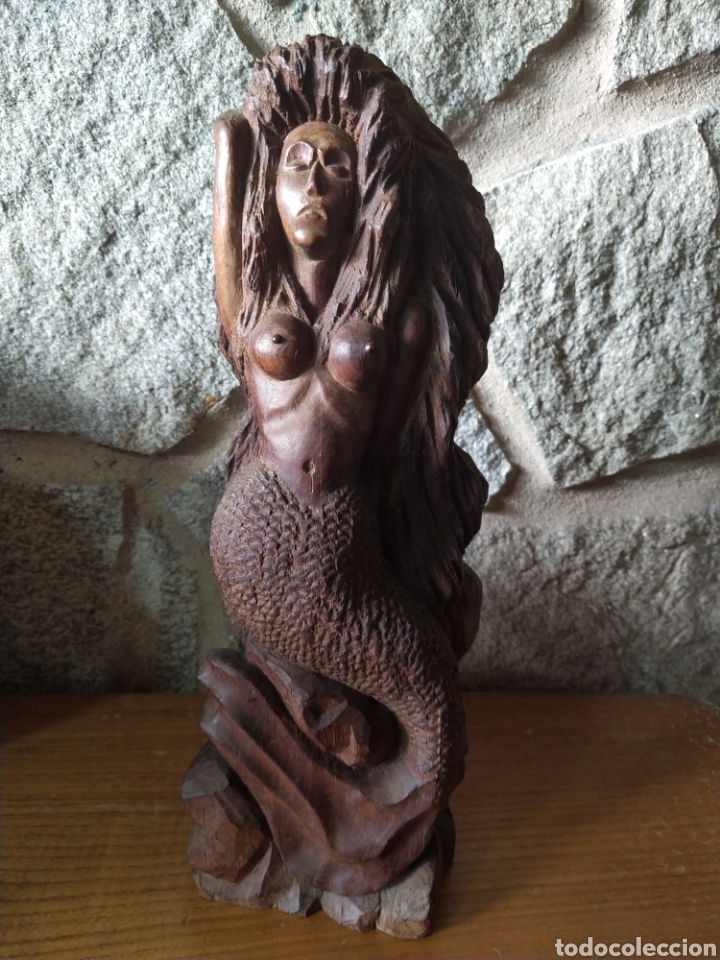Arte: Sirena madera - Foto 1