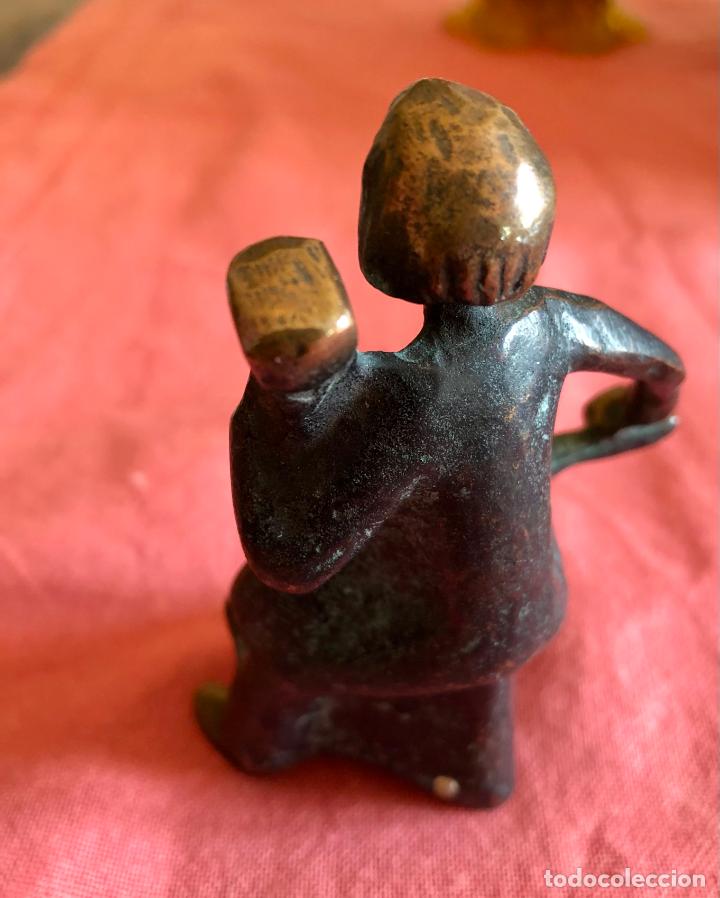 Arte: BRONCE. FIGURA DE JOVEN TOCANDO EL VIOLONCELO - Foto 4