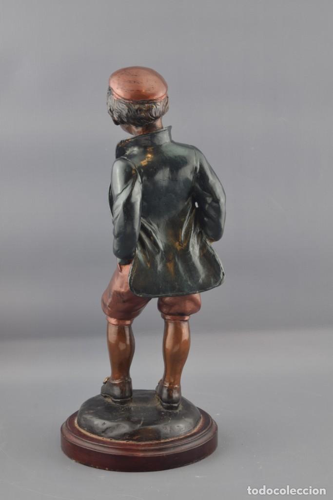 Arte: Muchacho. Bronce con acabado policromado. - Foto 3
