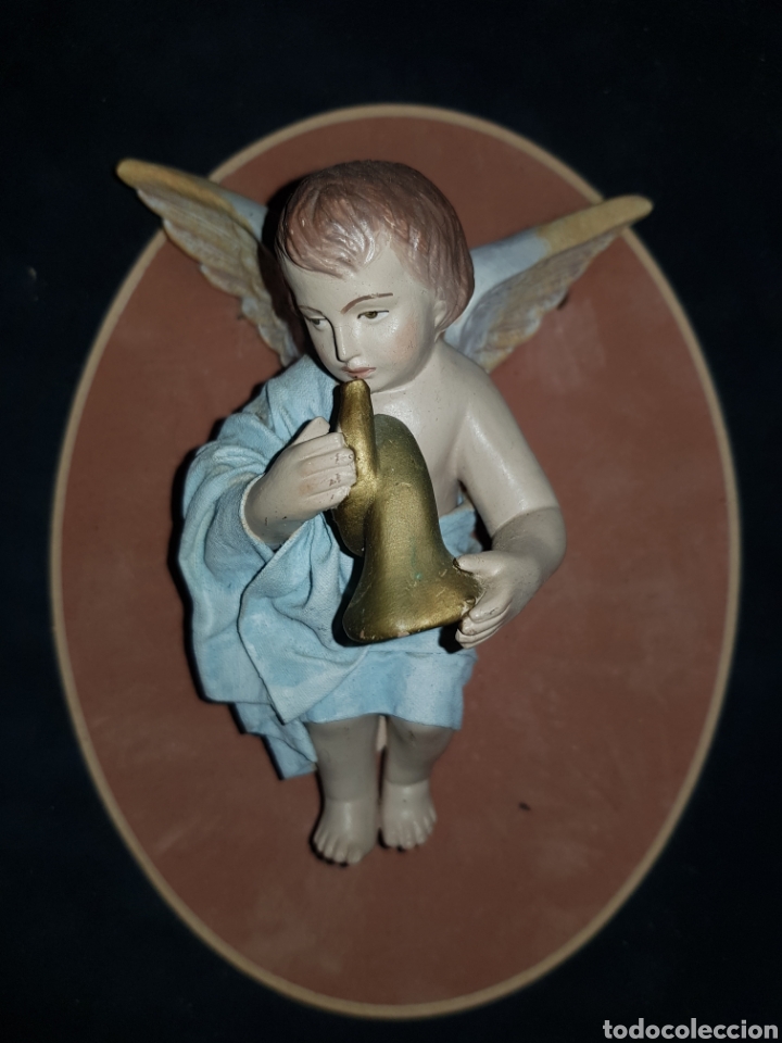 Arte: Cuadro con &rdquo;angelito musico&rdquo;. - Foto 2