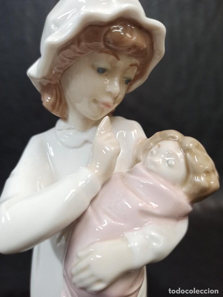 Arte: Escultura de niñera o madre con bebé. Nadal. C28 - Foto 5 - 240814175